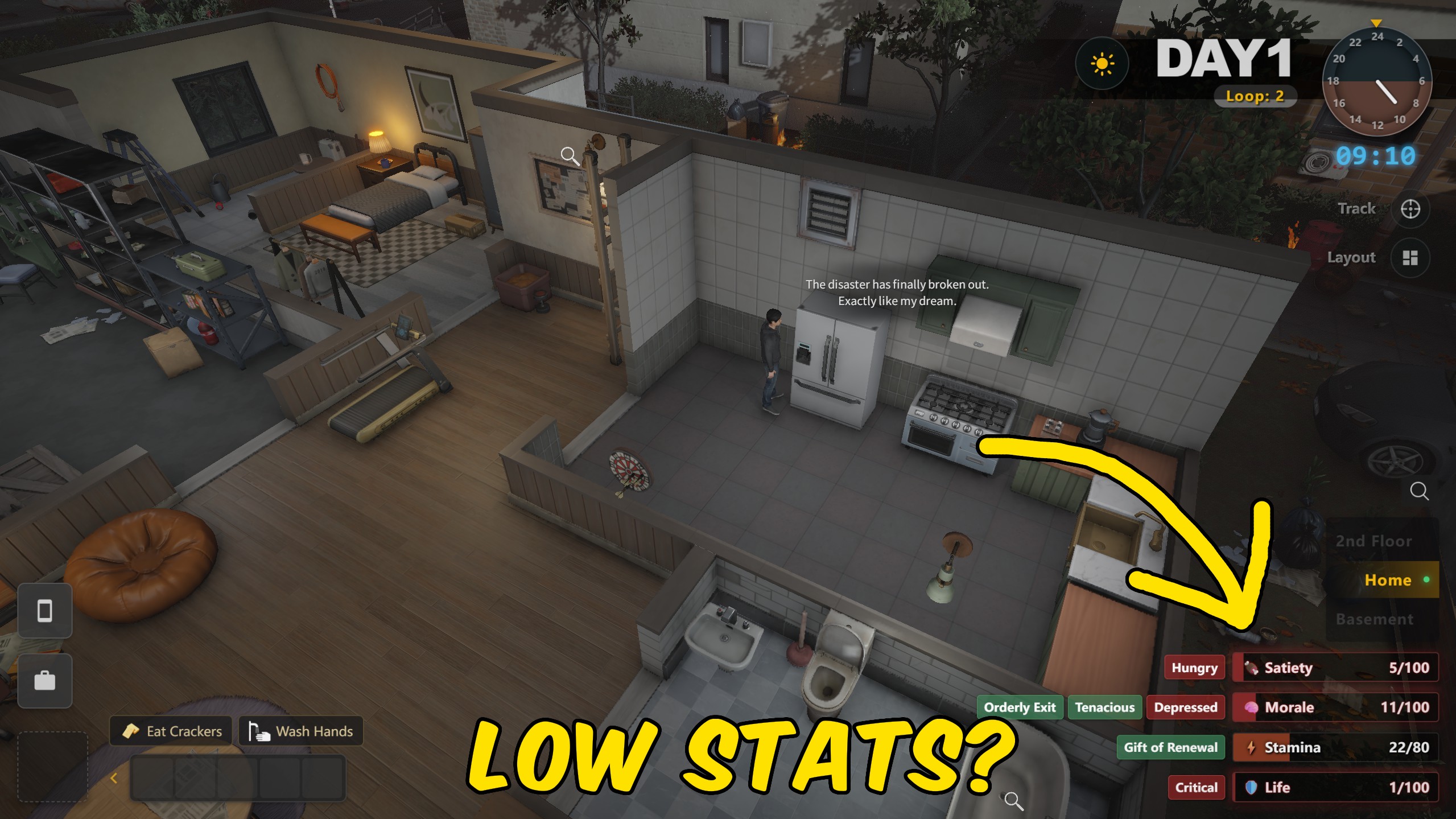 Survival Log — Player Stats